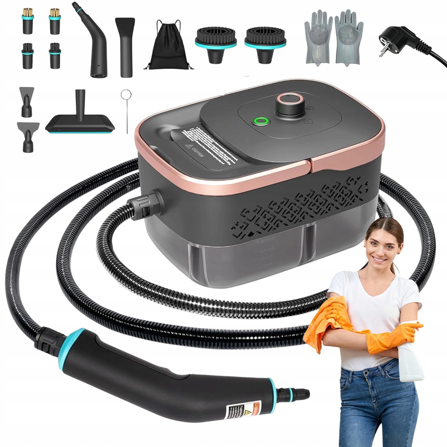 Profesionální Sada Pro Čtení Vysokotlakou Párou 2500 W 1250 ML 4 Bar