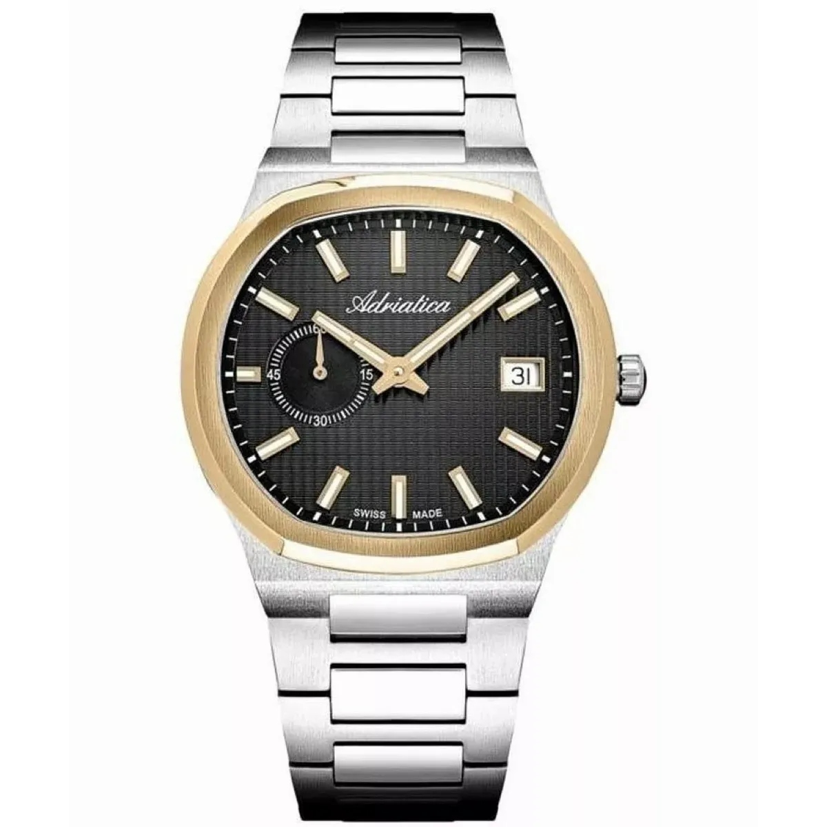 Adriatica Pánské Hodinky Automatic na stříbrném náramku A8349.2116A