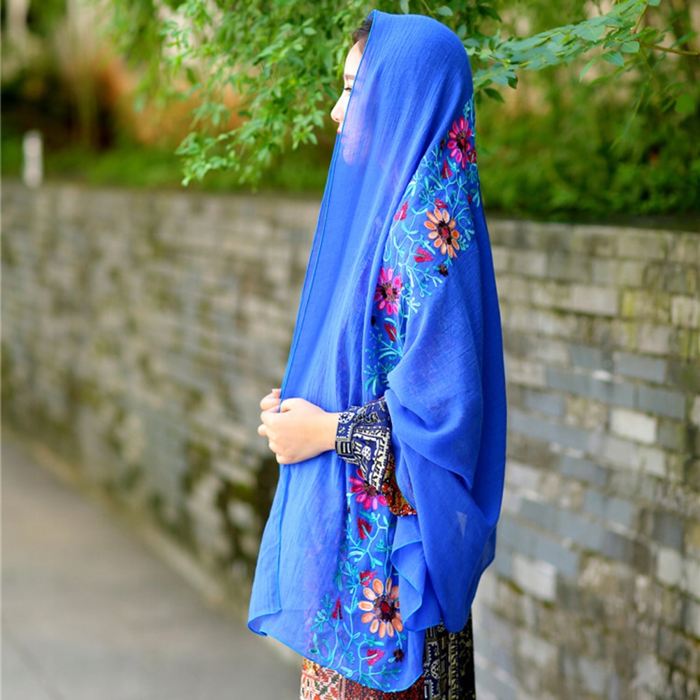 SZAL Z LNU BAWEŁNIANEGO Materiał dominujący inny