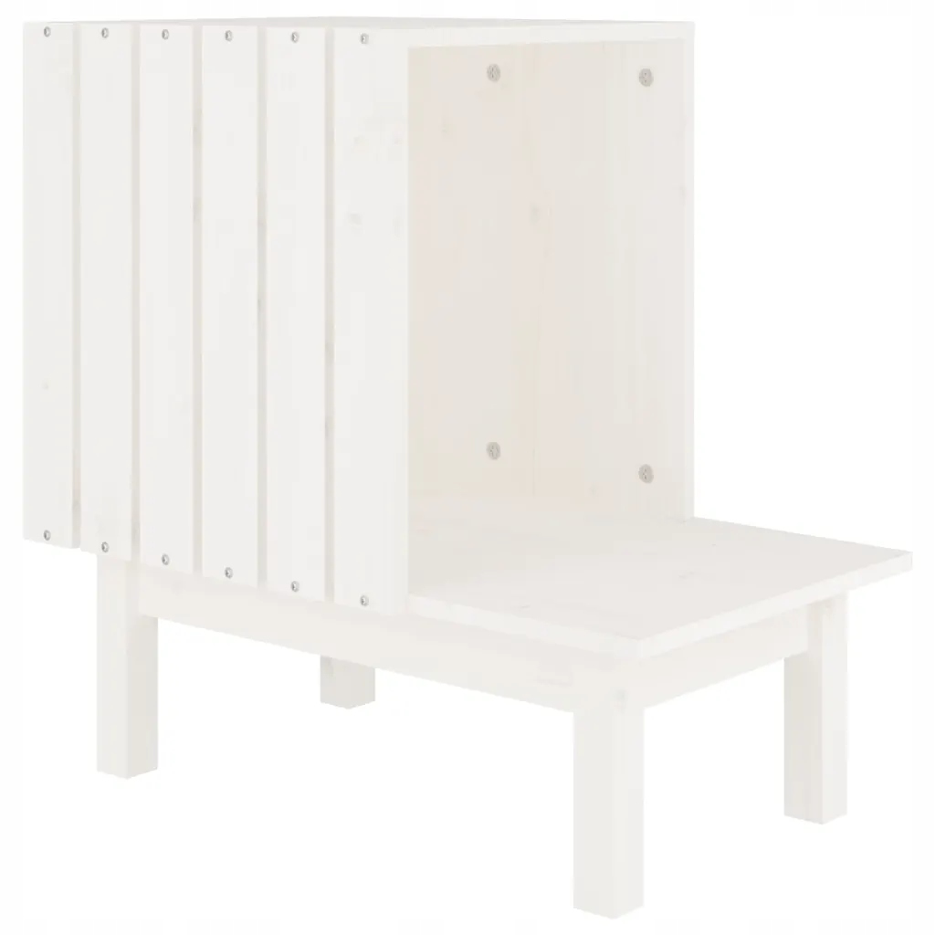 Levně Domeček pro kočky RusticWood 60x36x60 bílý