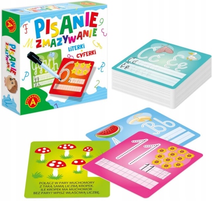 Pisanie Zmazywanie Literki Cyferki Alexander 2352 Rodzaj nauka pisania