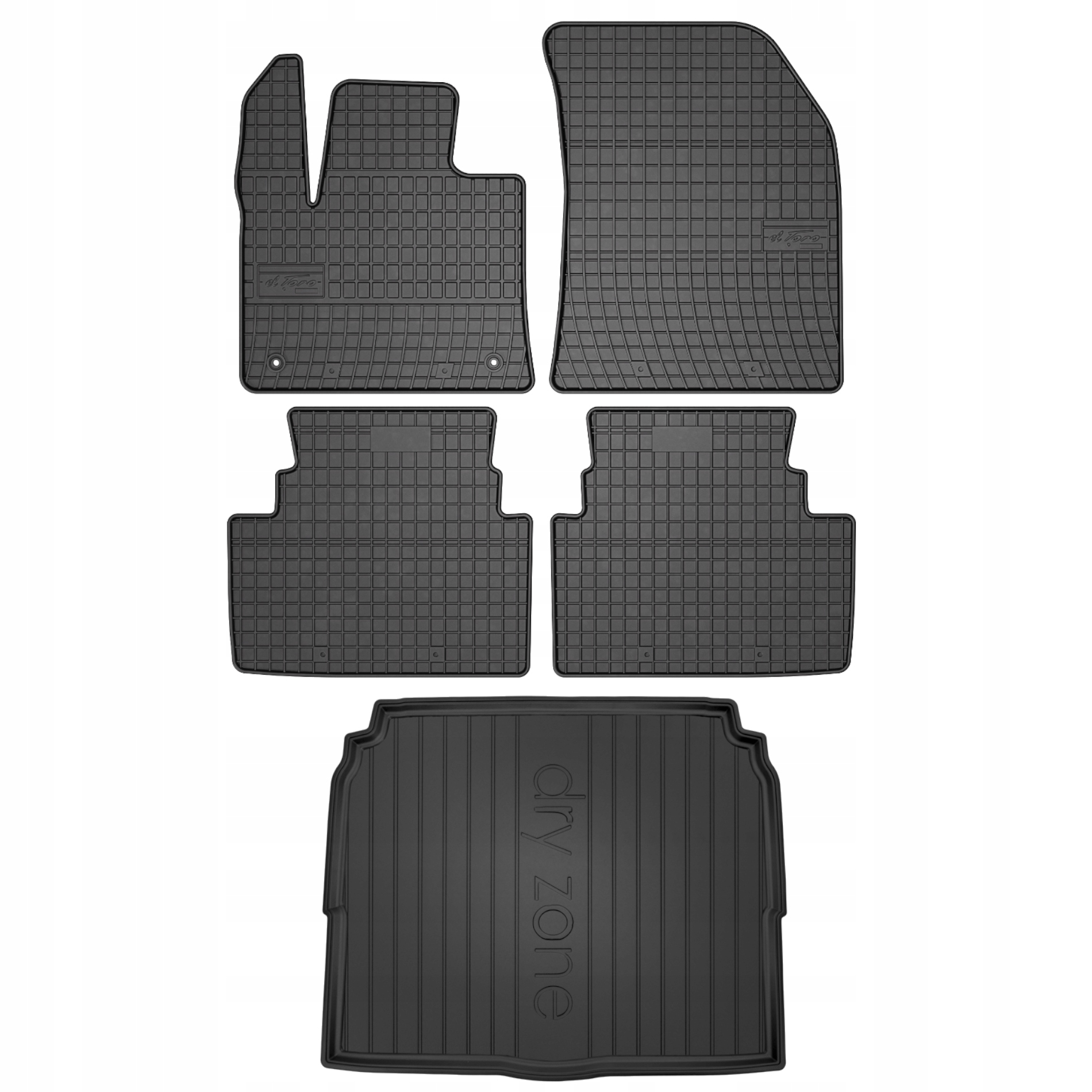 Gumové rohože rohož batožinového priestoru Citroen C5 Aircross, spodná úroveň