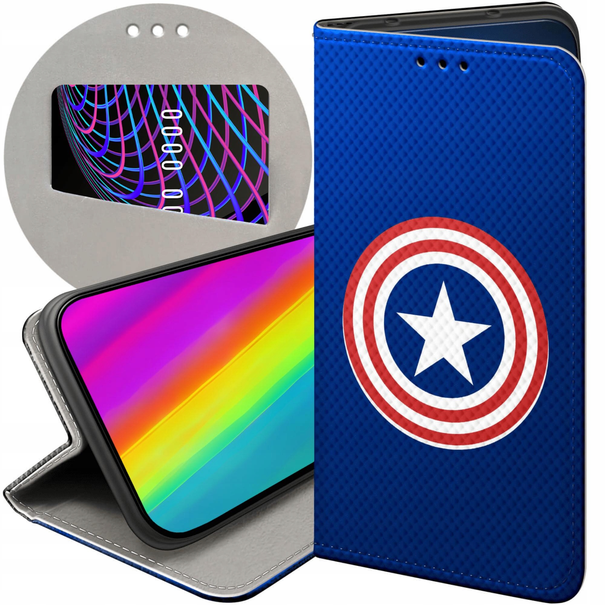 Etui Z Klapką Do Samsung Galaxy J7 2017 Usa Ameryka Stany Futerał