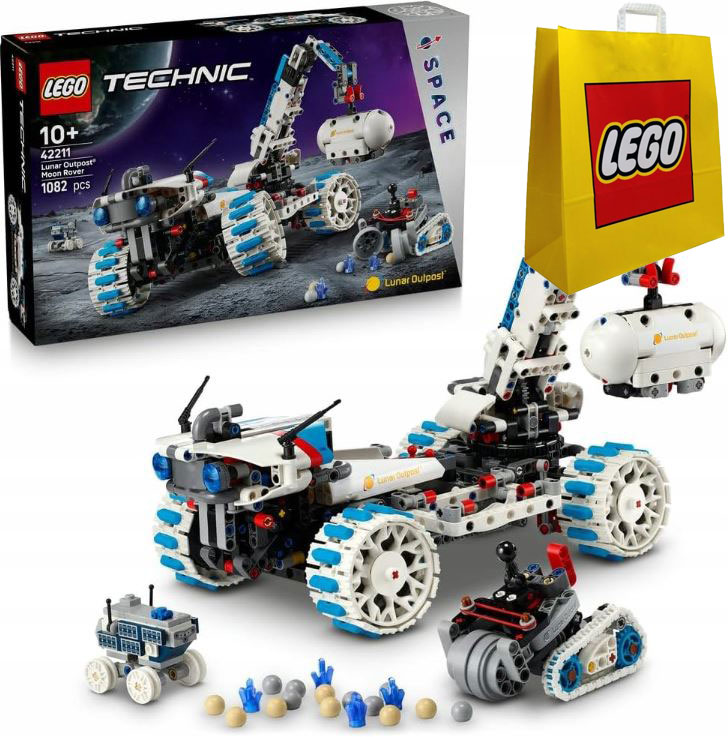 Lego Technic 42211 Vesmírné lunární vozítko Lunar Outpost taška