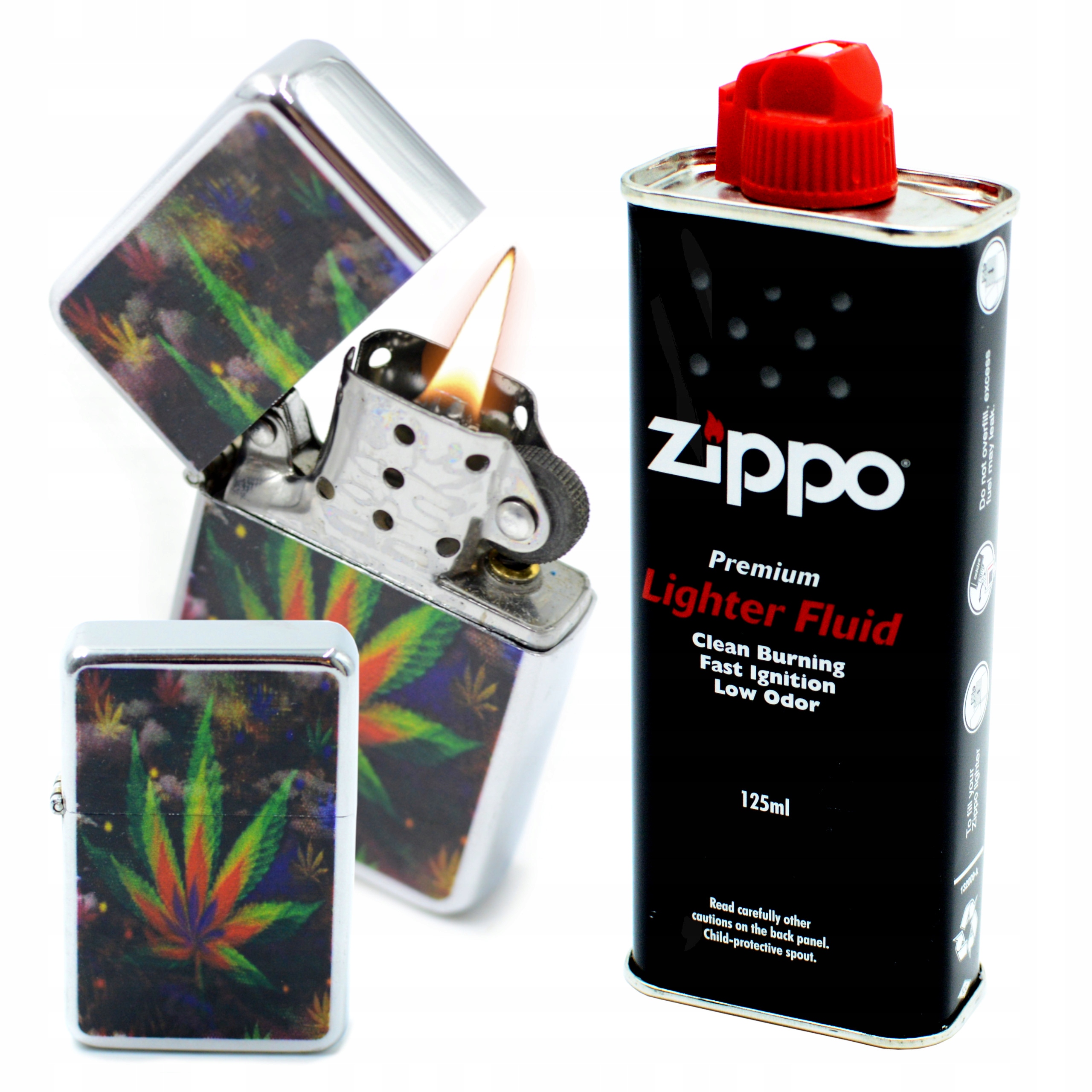 

Zapalniczka Benzynowa +benzyna Zippo 125 ml zestaw