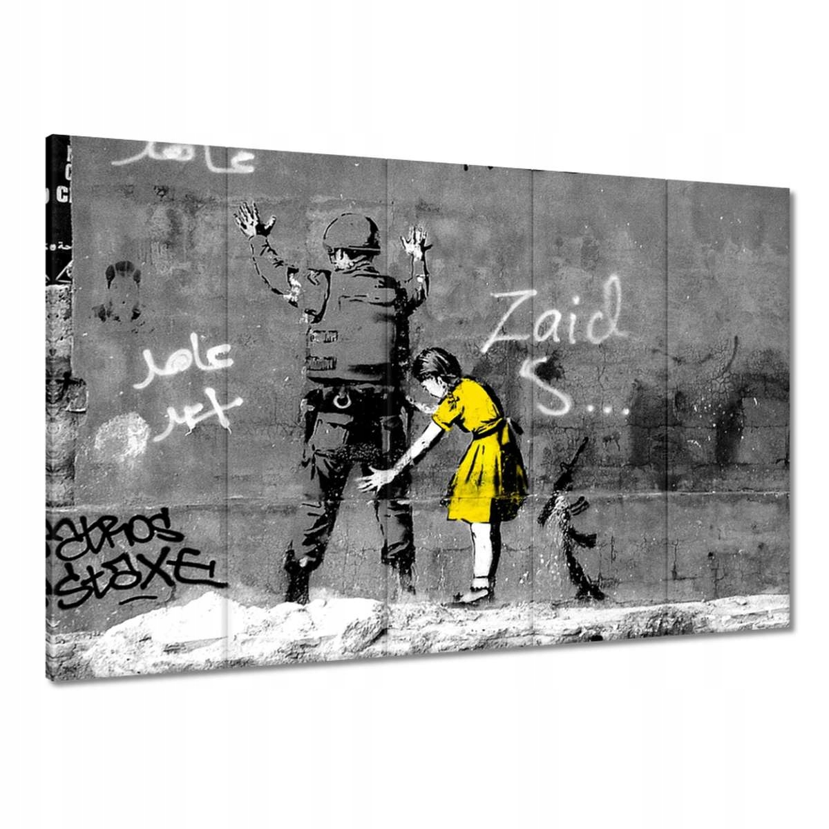 Obrazy 100x70 Banksy – prohlídka policisty