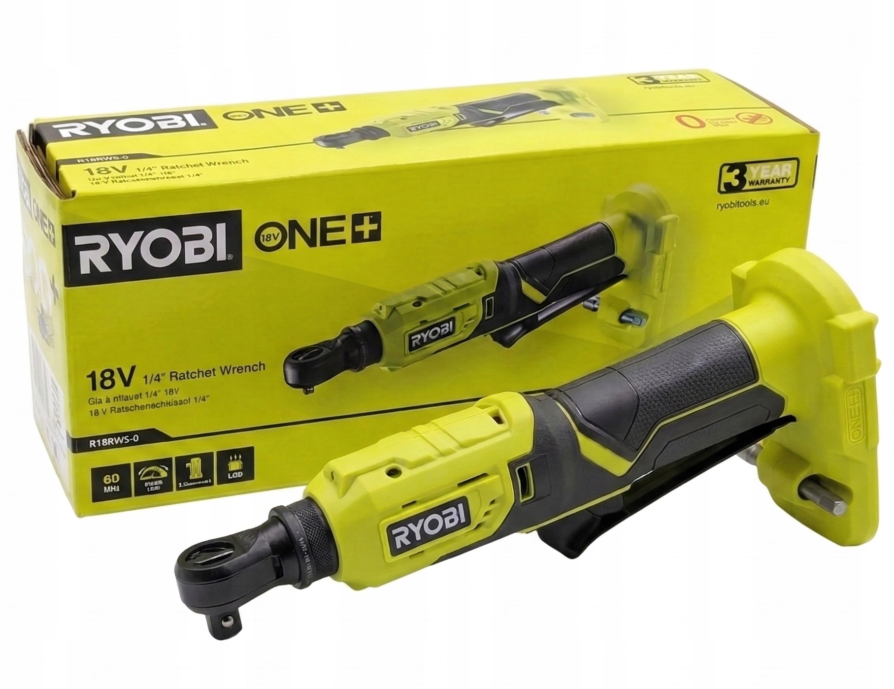 Akumulátorová račňa R18RW2-0 18V One+ Ryobi