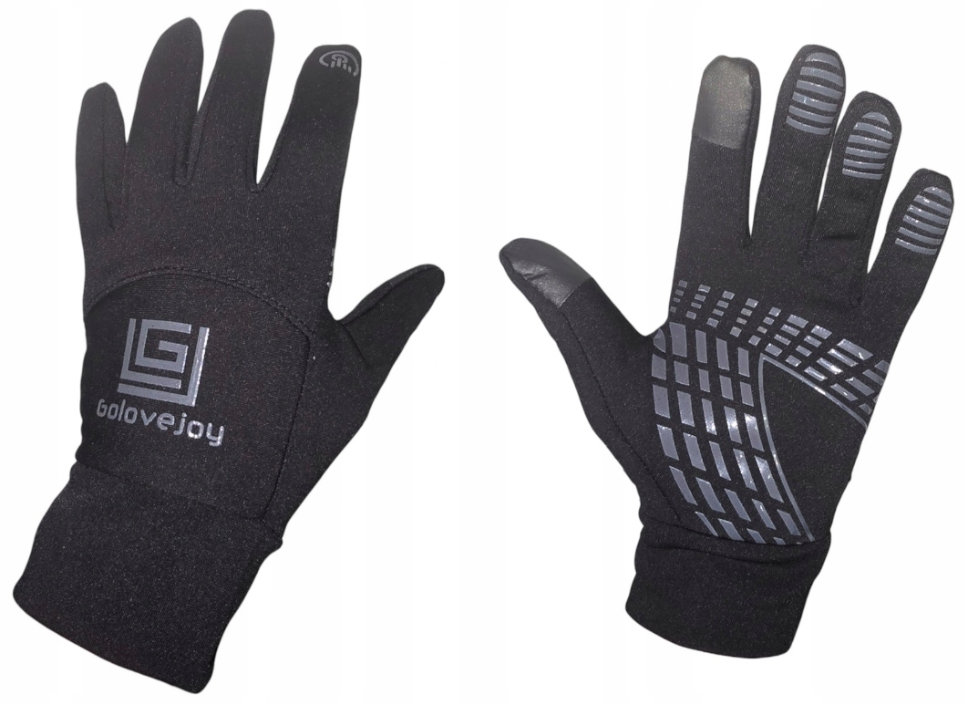 Rukavice Zimní rukavice Možnost ovládání dotykových displejů vel. S Black