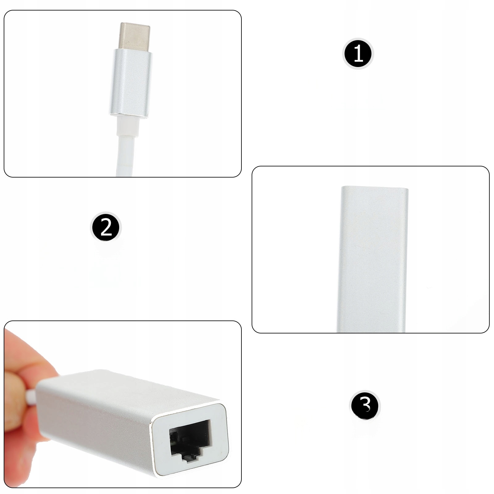 KARTA SIECIOWA ADAPTER 100MBPS ETHERNET PRZEWODOWY USB Kod producenta 13155170