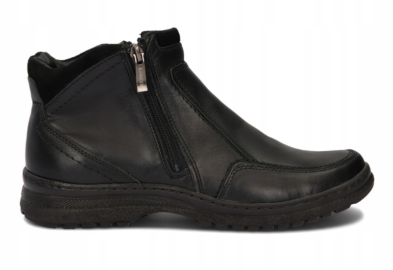 

Buty Zimowe Męskie Suwak Ocieplane 815 Czarny 49