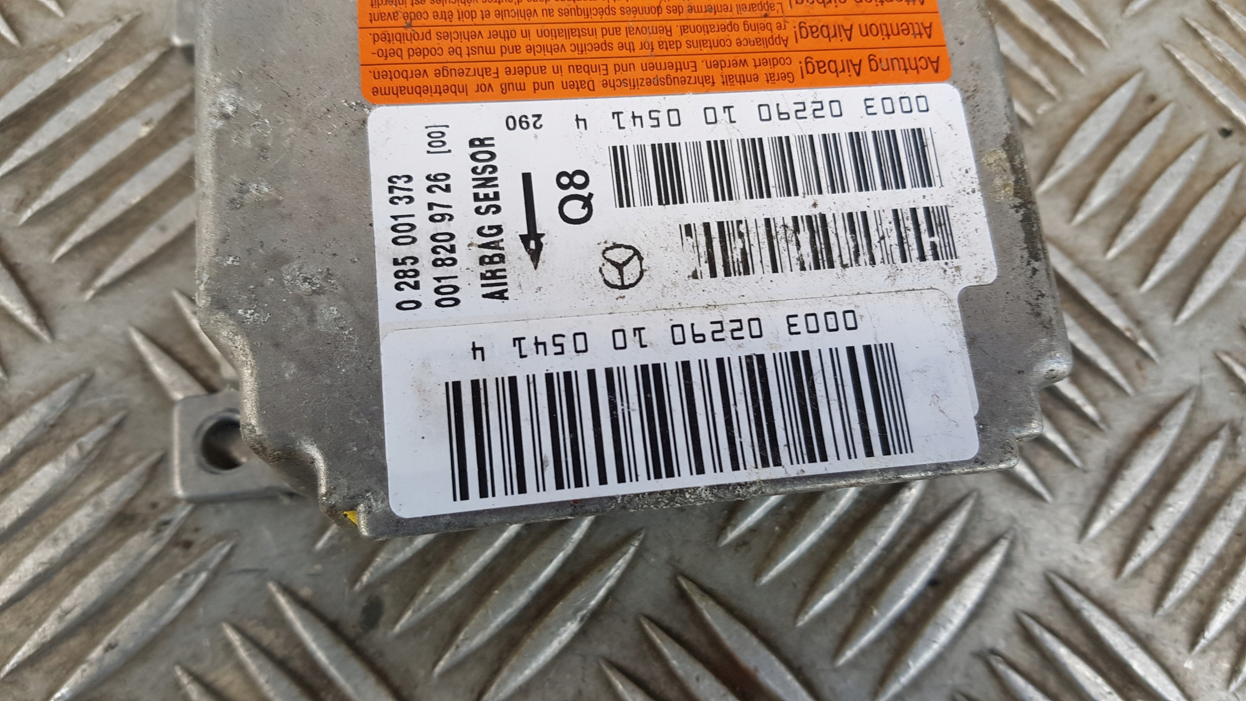 MERCEDES W203 module SENSOR airbag 0285001373