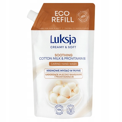 

Luksja mydło w płynie Zapas 900 ml Cotton Creamy
