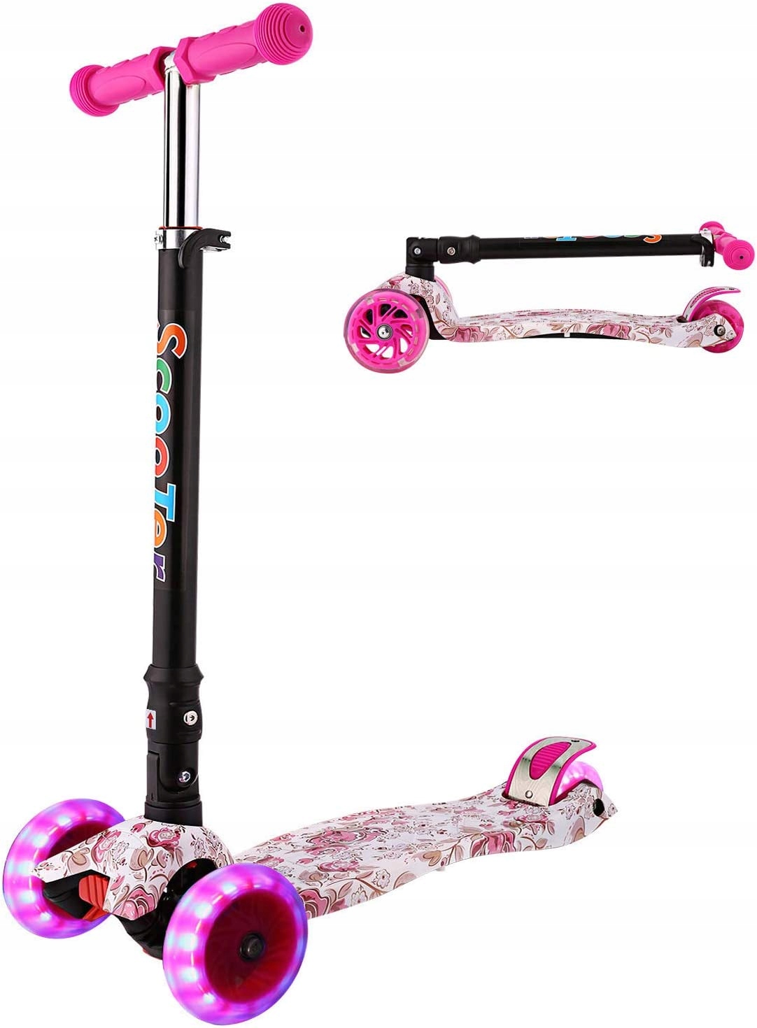 

Weskate Hulajnoga Balansowa 3-Kołowa Led Składana