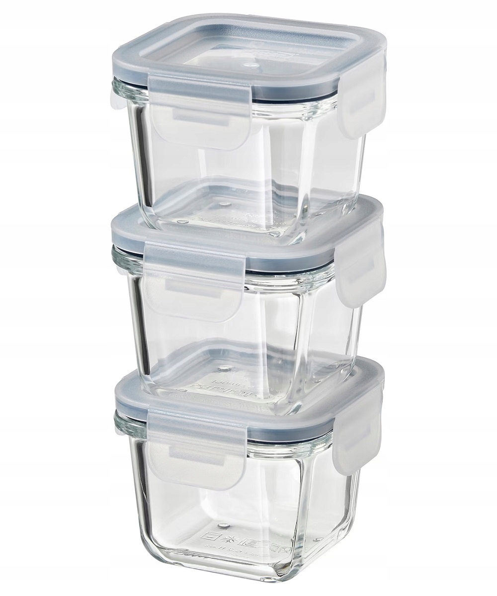 

Ikea 365+ Pojemnik Na Żywność Szkło 180ml 3szt