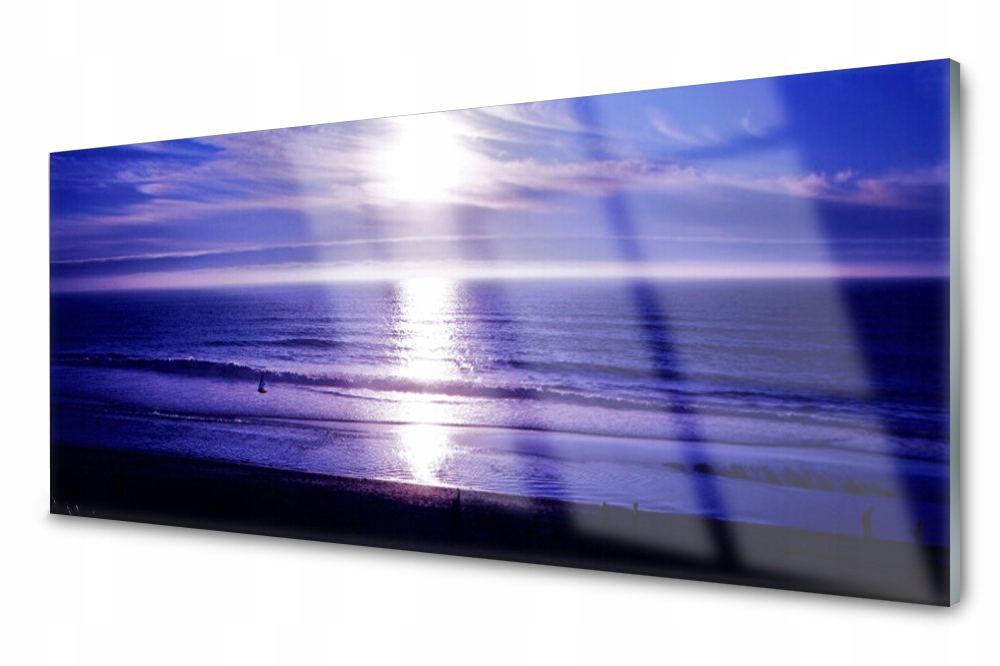 

Panel szklany do kuchni Morze Słońce 125x50