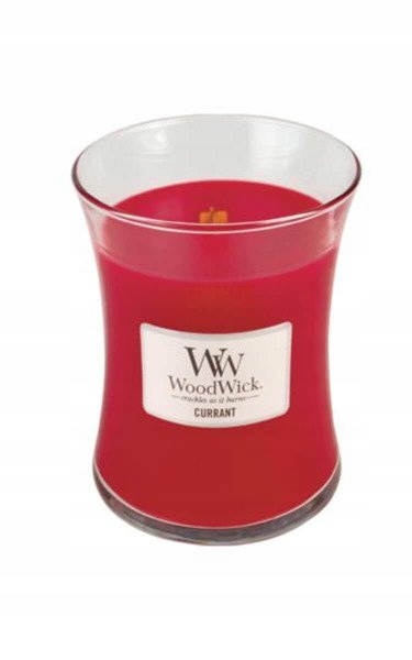 

Woodwick Średnia Świeca Currant 275 g