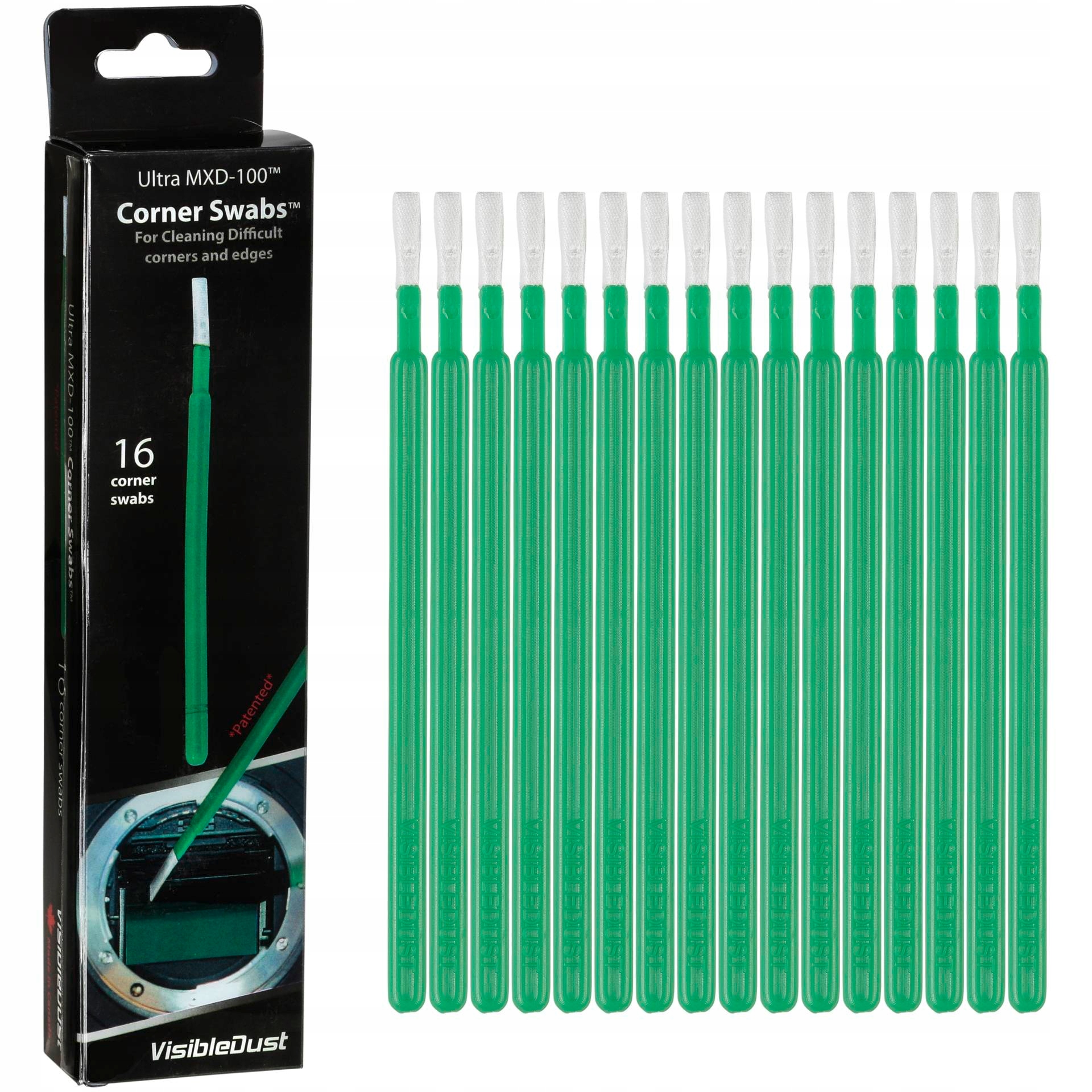 Visible Dust MXD Swabs Corner zielony