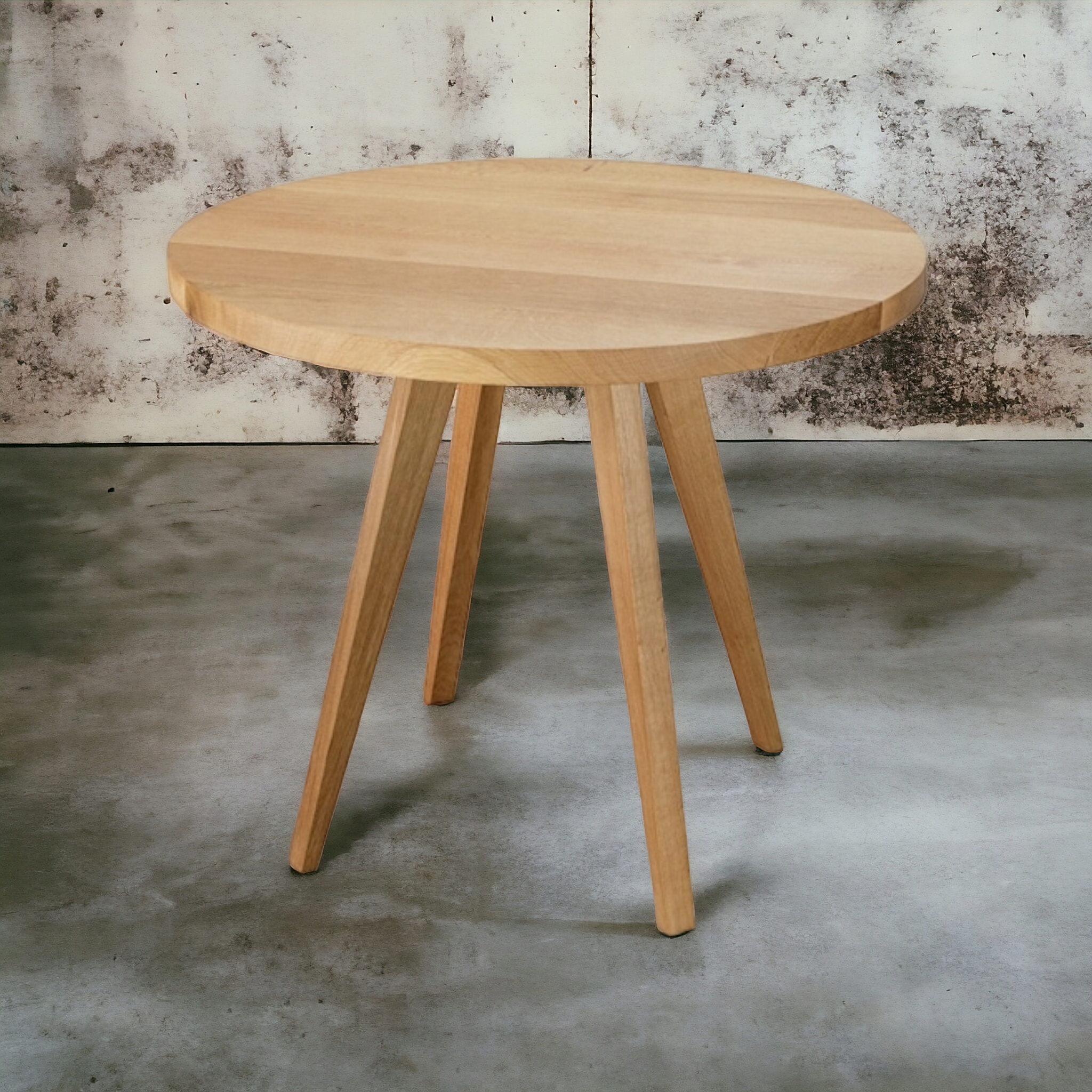 Okrągły STÓŁ jadalniany, lite drewno, drewniany stół dębowy Ø90cm Marka WildTree