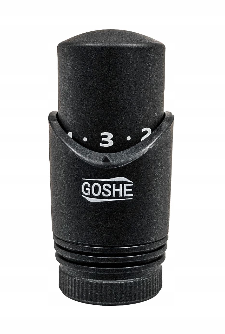 ZAWÓR TERMOSTATYCZNY OSIOWY PRAWY DO GRZEJNIKA CZARNY MAT 1/2 PEX 16 ZESTAW Marka Goshe