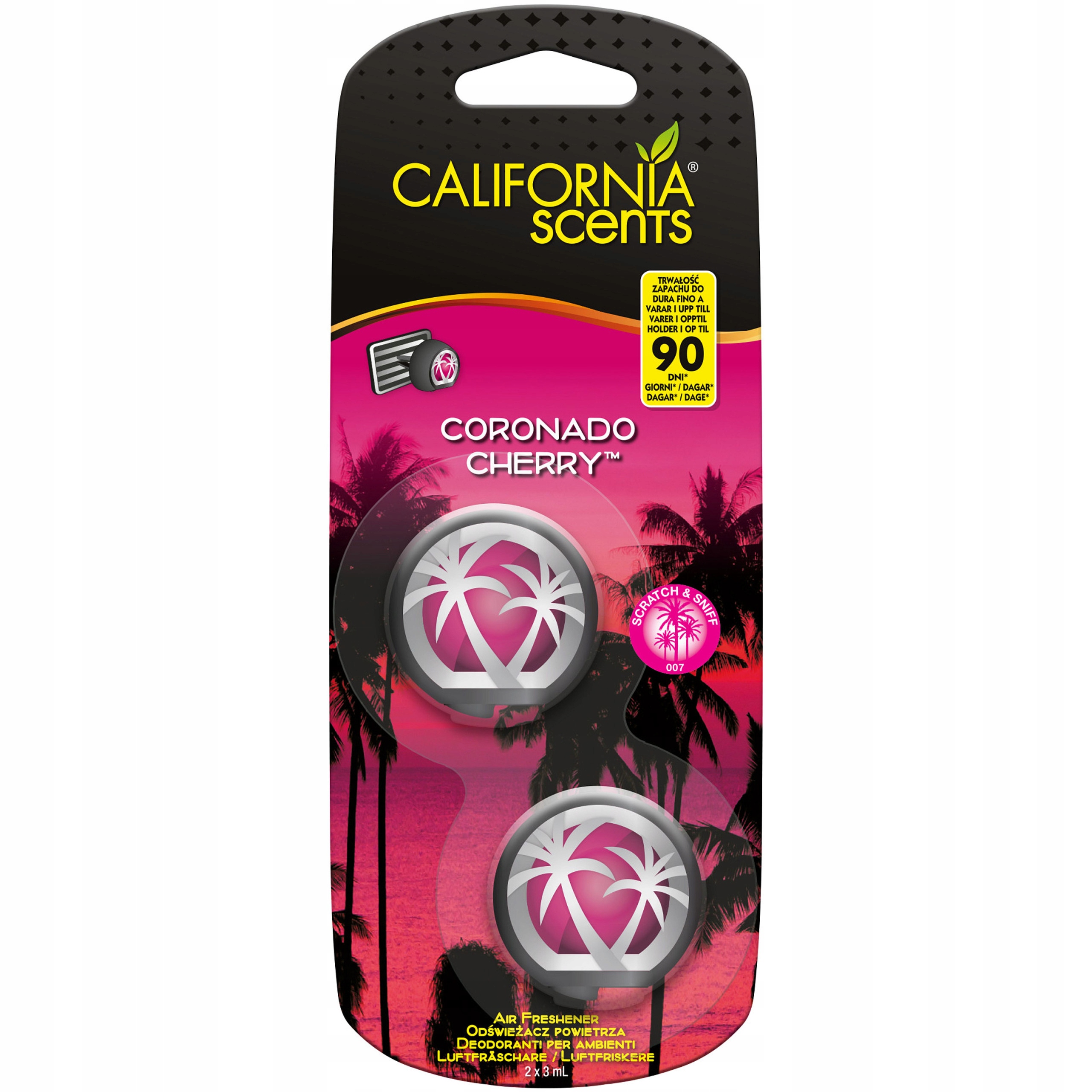 

2x Zapach California Mini Membrana Coronado Cherry