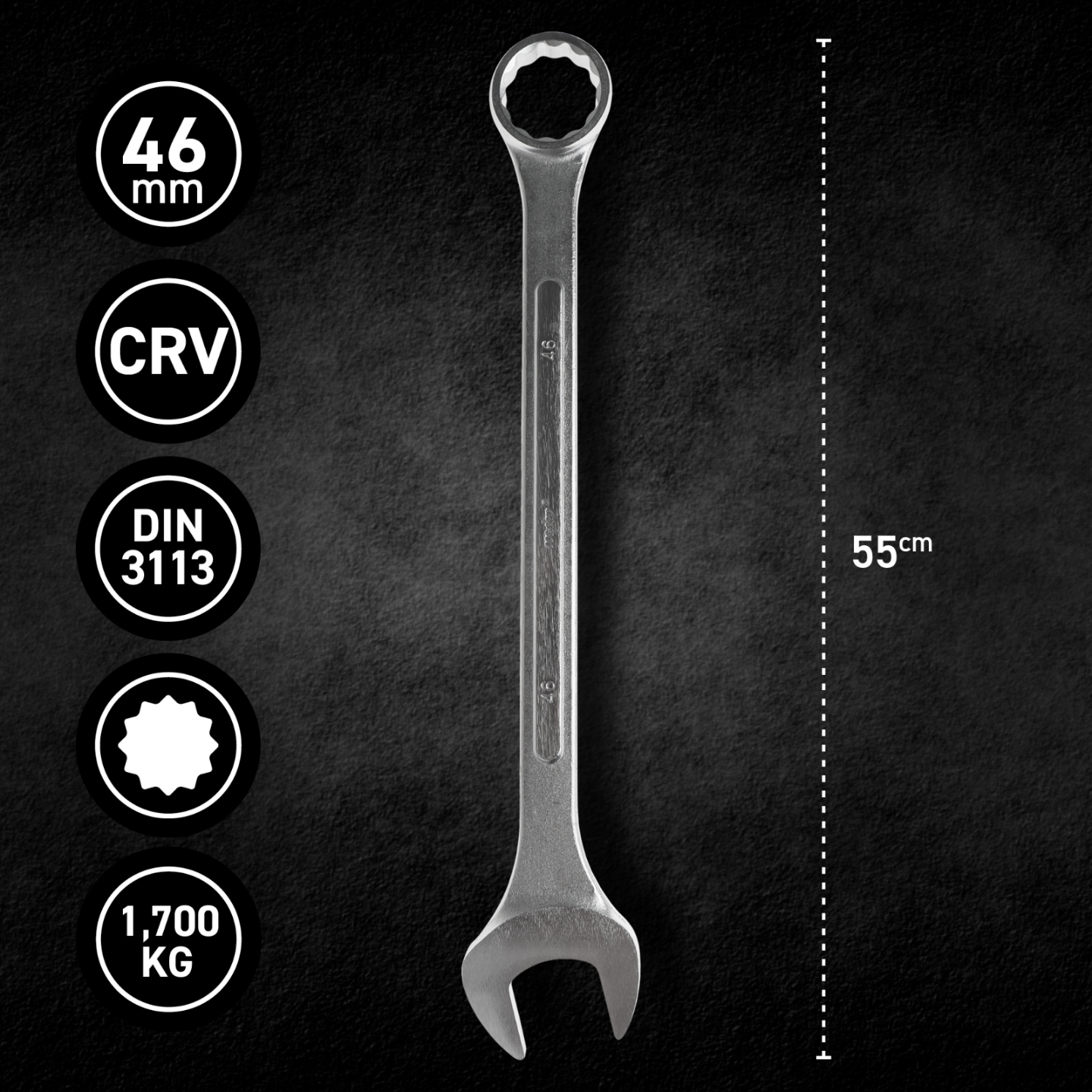 MJW Klucz płasko-oczkowy 46 mm Marka MJW