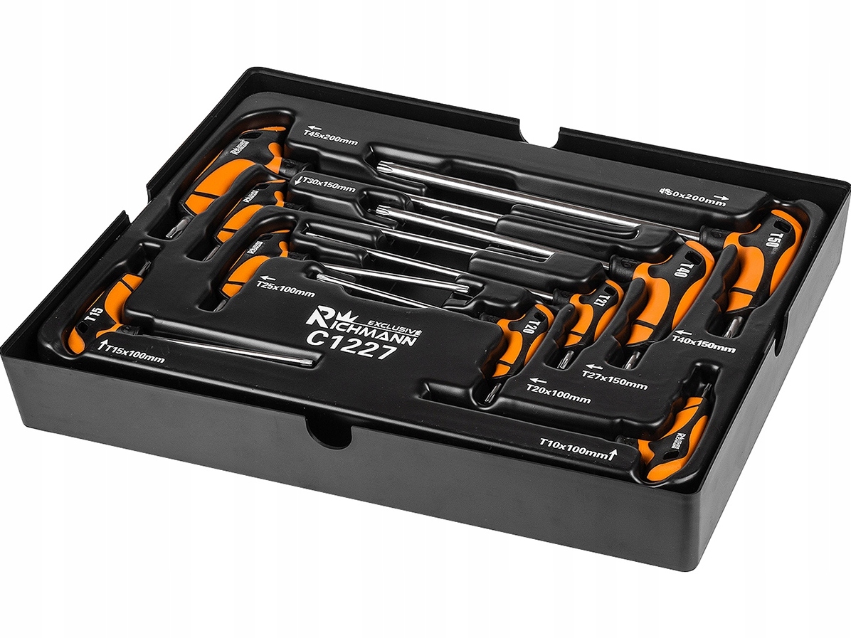 WKLAD KLUCZE TRZPIENIOWE TORX 9SZT RICHMANN C1227 Accessories Included Yes