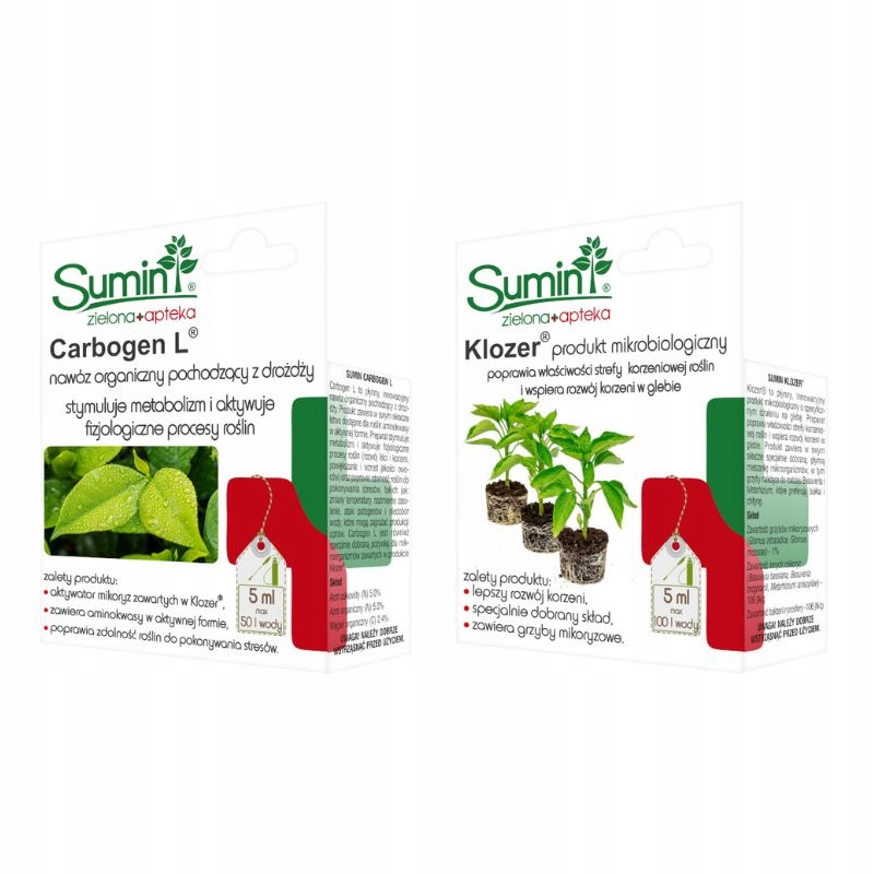 

Sumin Klozer&Carbogen 2x20ml organiczny Bio