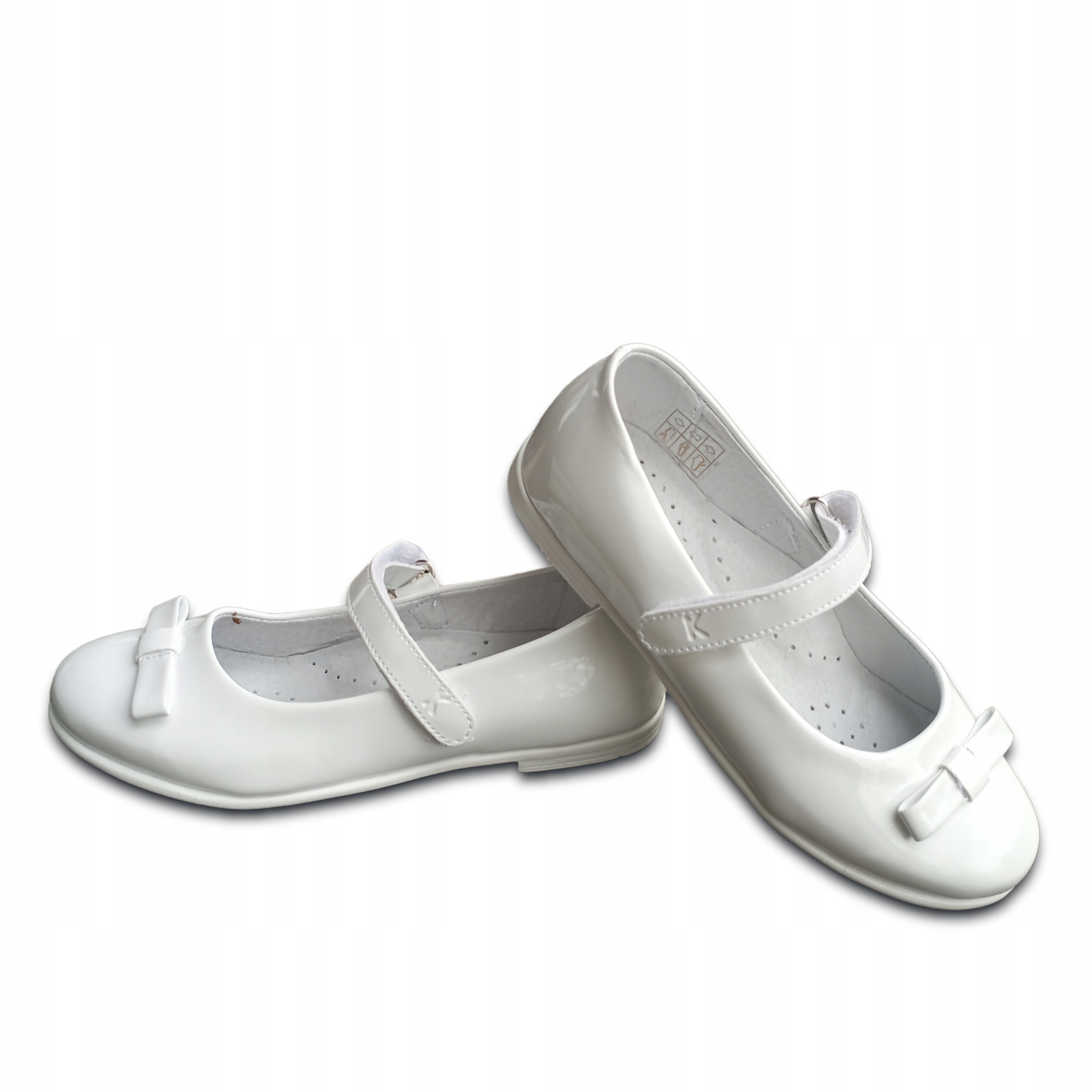 BUTY KOMUNIJNE BALERINKI BIAŁE RZEPY KORNECKI 31 Kod producenta 6493