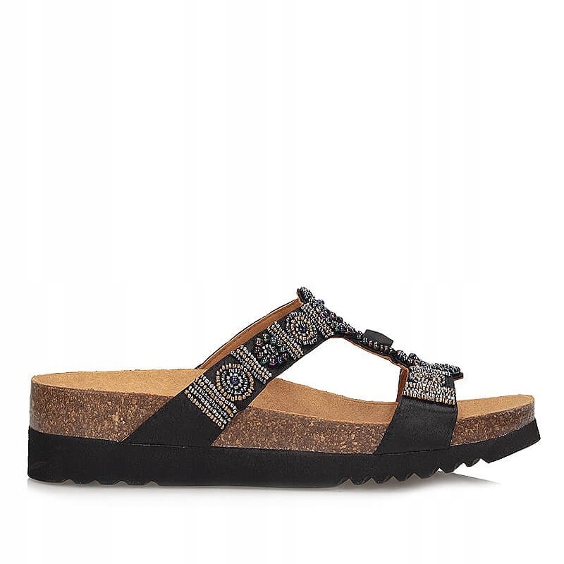 Módní nazouváky se zdobením Scholl New Bogota Wedge Med F26607 1370