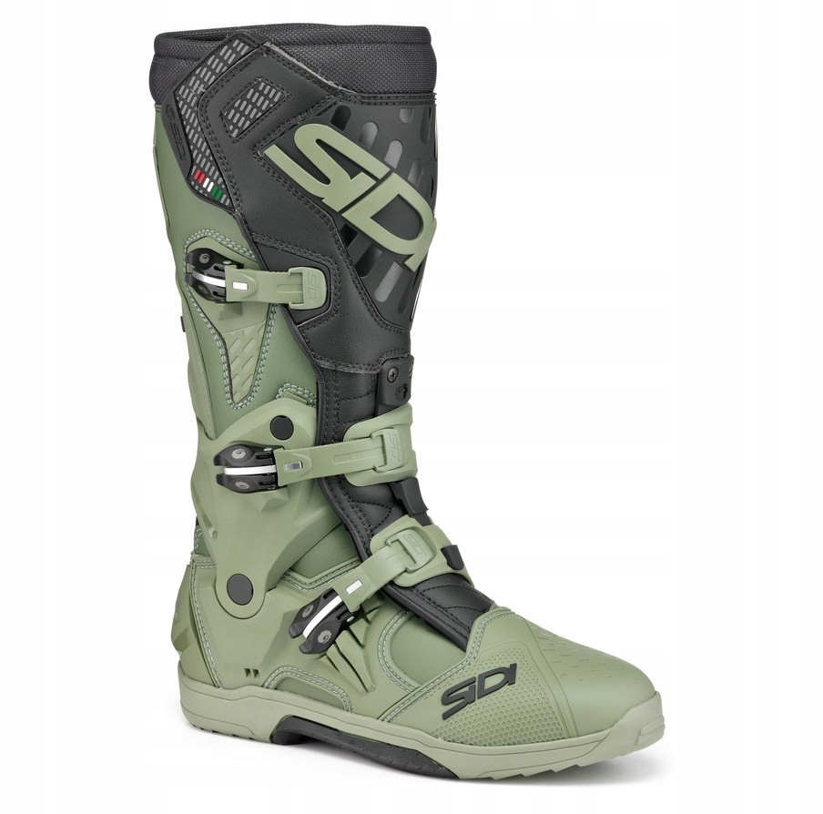 Buty Cross Enduro Sidi Crossair Army Black Czarno Zielone Rozmiar 43