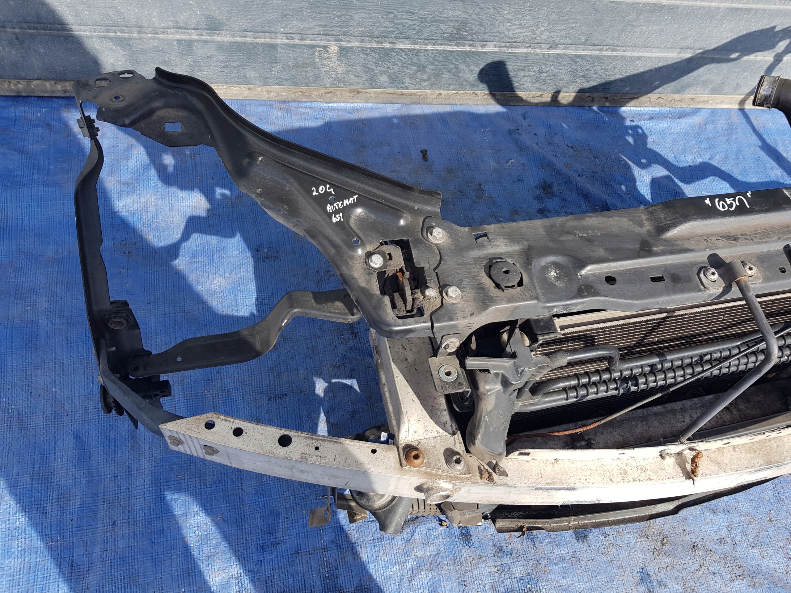 support panel for radiators radiator MERCEDES W204 2.2 CDI 651 AUTOMAT