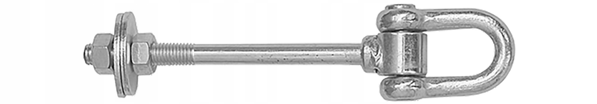 HAK HUŚTAWKOWY Z SZEKLĄ I BOLCAMI MOCOWANIE HUŚTAWEK MHC130 OCYNK DOMAX Rodzaj mocowanie