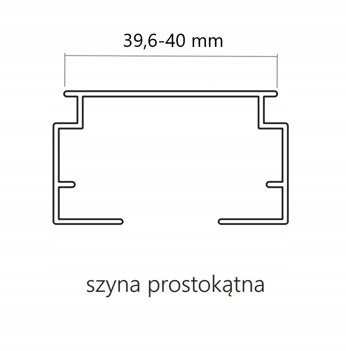 Klip uchwyt zaczep do sufitu kasetonowego żaluzja pionowa vertical biały Marka inna