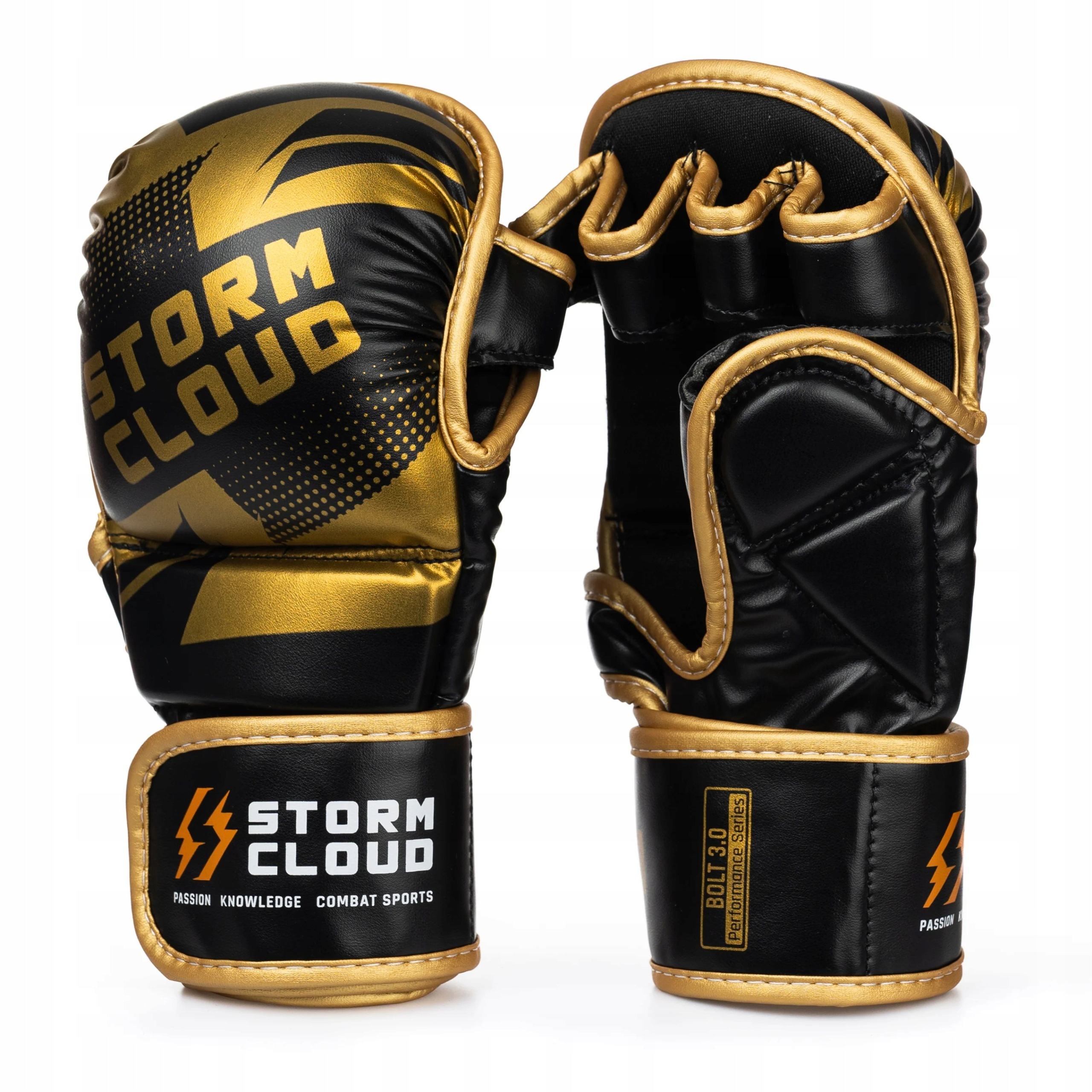 StormCloud Rukavice pro Mma Bolt 3.0 Sparingové Černé/Zlaté XL
