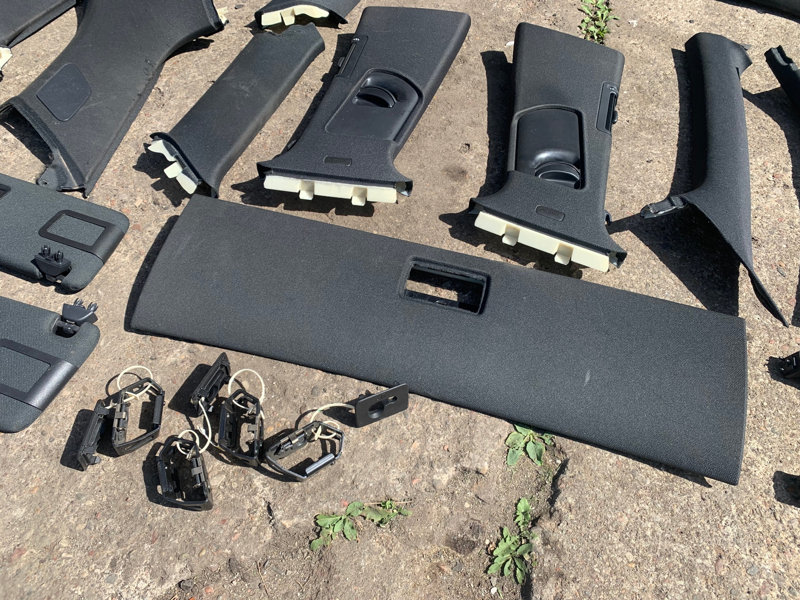 CIELO INTERNO SUFIT nero nero BLACK AUDI A6 C6 kombi AVANT