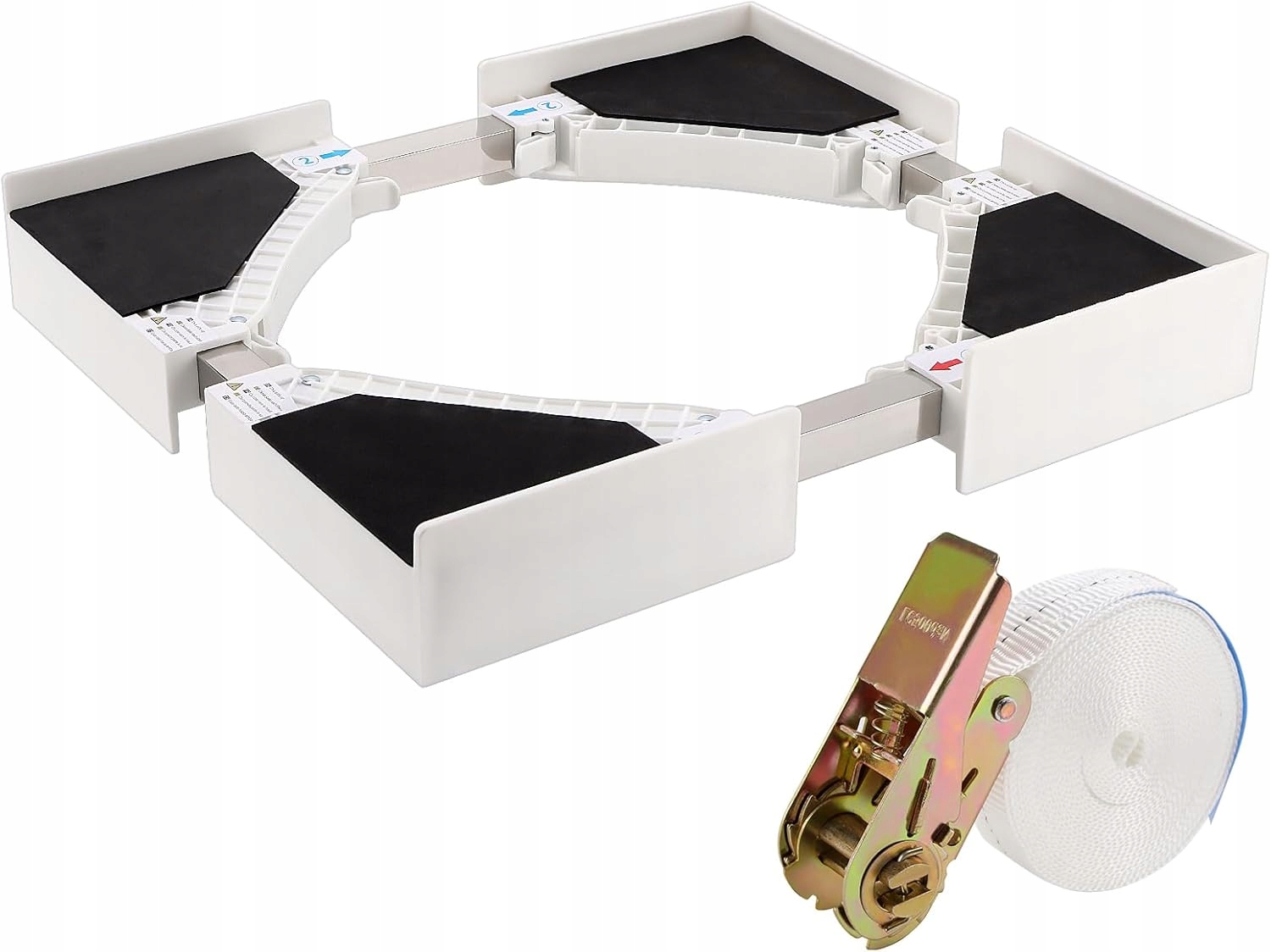 Łącznik Pralki Suszarki Uniwersalny Regulowany rozmiar +antywibracyjna Pas