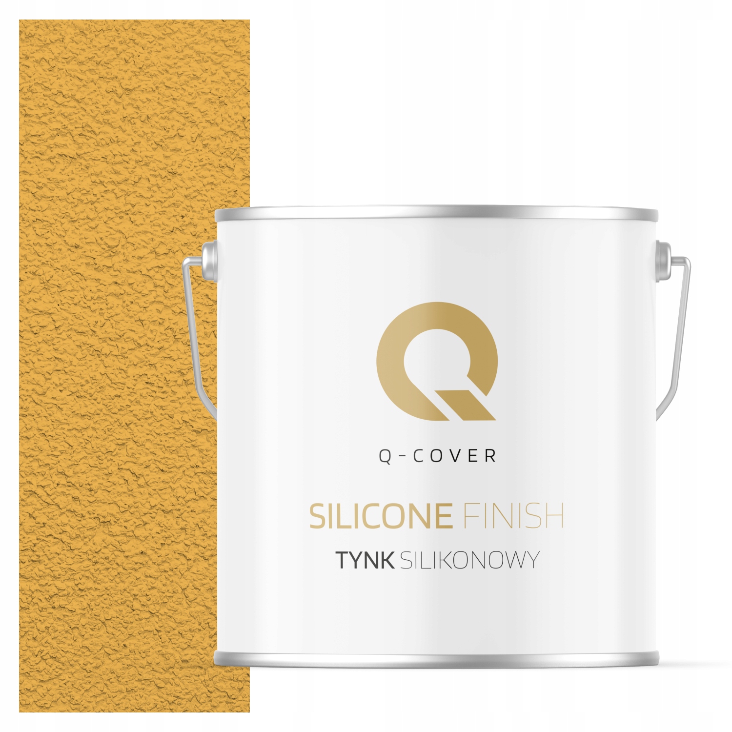 Silikonová Fasádní Omítka Žlutá Intenzivní F636 7 Kg Granulace 1.5 mm