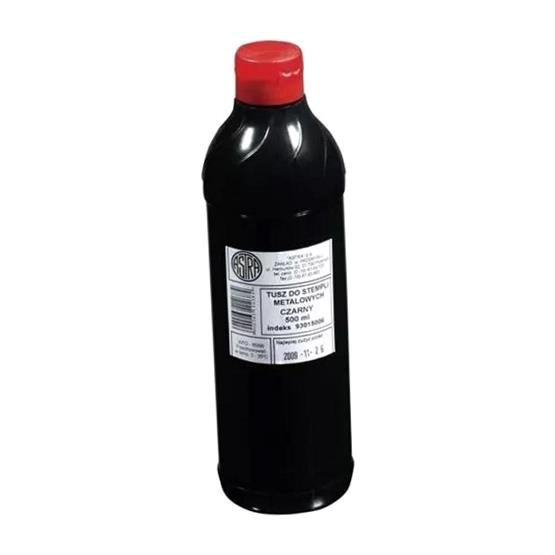 TUSZ DO STEMPLI METALOWYCH ASTRA 500 ML CZARNY