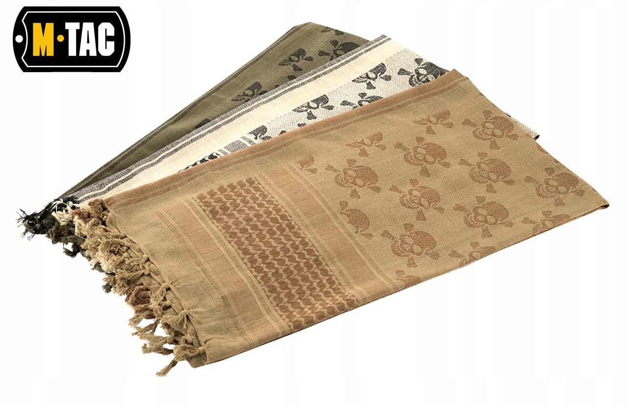 CHUSTA SHEMAGH PIRATE SKULL ARAFATKA M-Tac OLIWKA/CZARNA Kod producenta 40903001