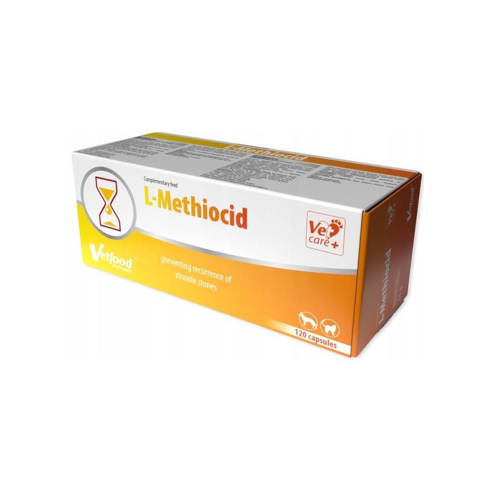 Levně Vetfood L-Methiocid 120 kapslí Vetfood