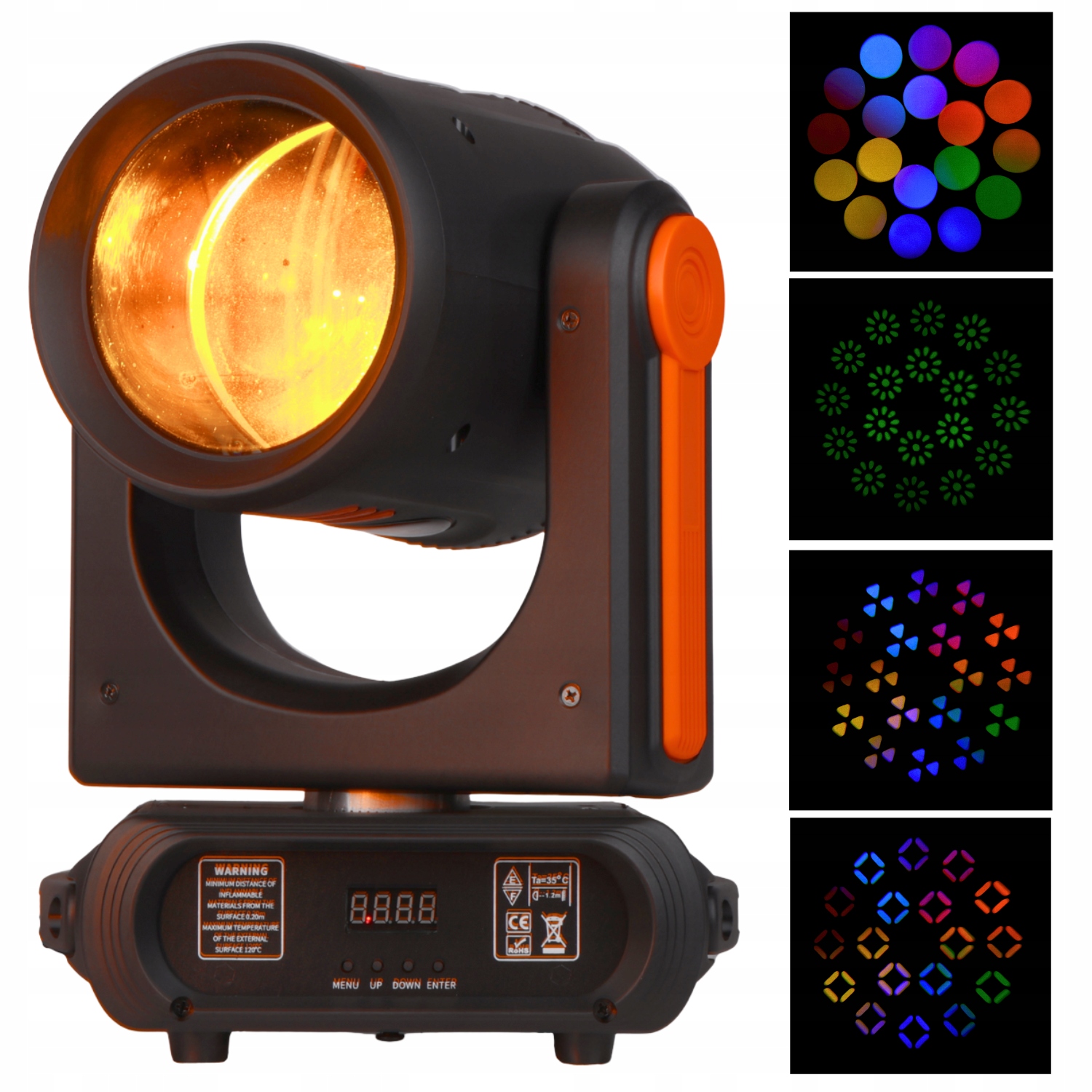 LIGHT4ME Orbeam 150W Led pohyblivá hlavica beam DMX