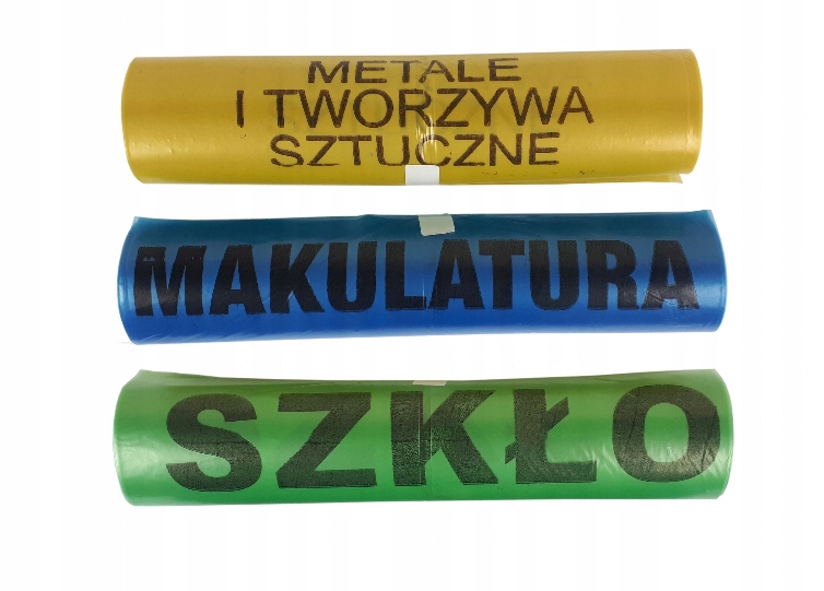 

Worki na śmieci 120l Do Segregacji Zestaw 3x25szt