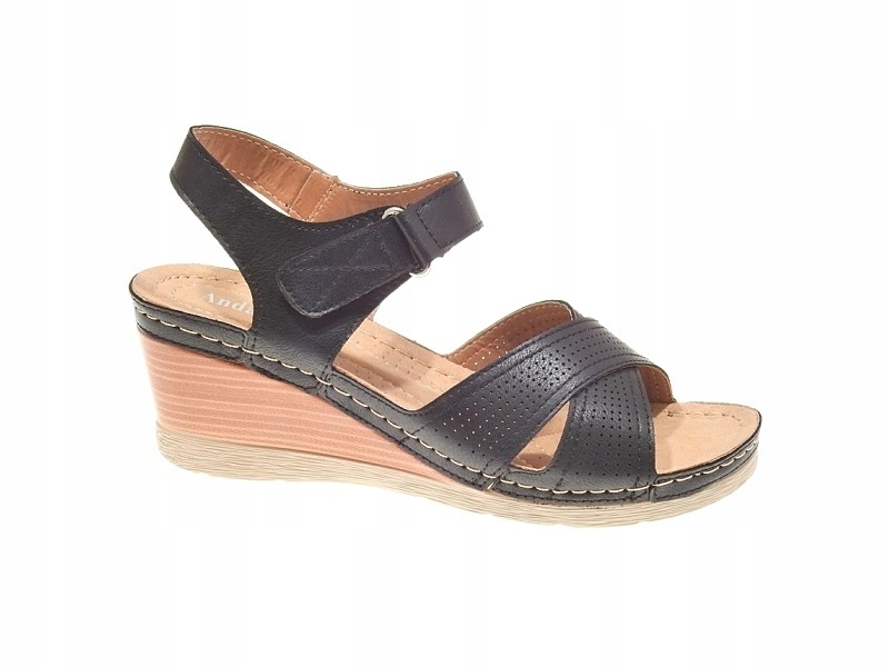 

Elastyczne sandały damskie A89935 Black r.39