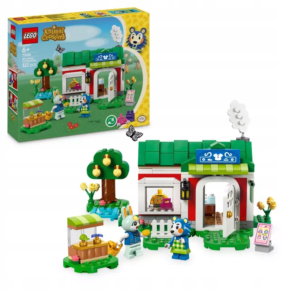 Lego Animal Crossing Able Sisters a obchod s oblečením 77055