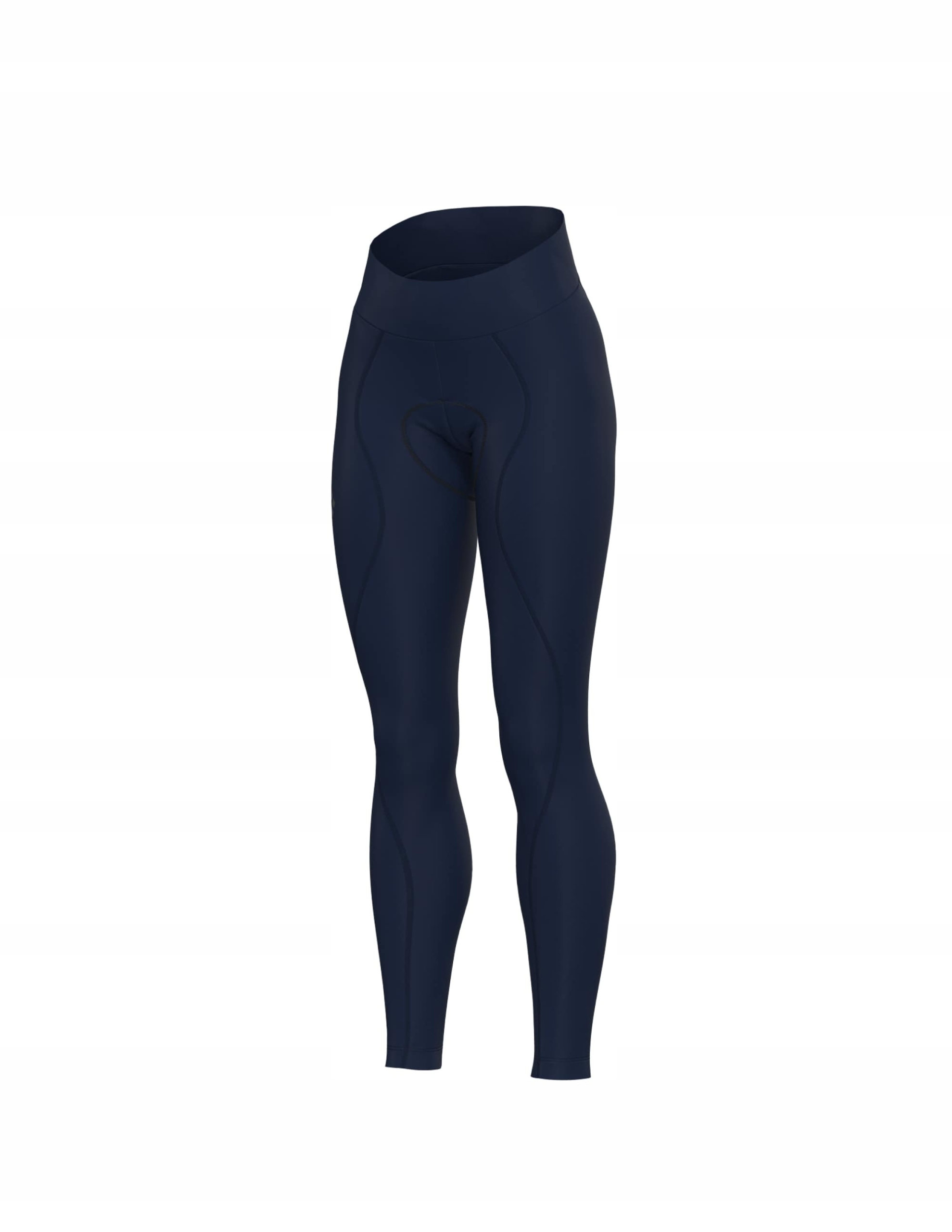 Spodnie rowerowe damskie zimowe ocieplane Alé Cycling Solid Winter 2 Granat
