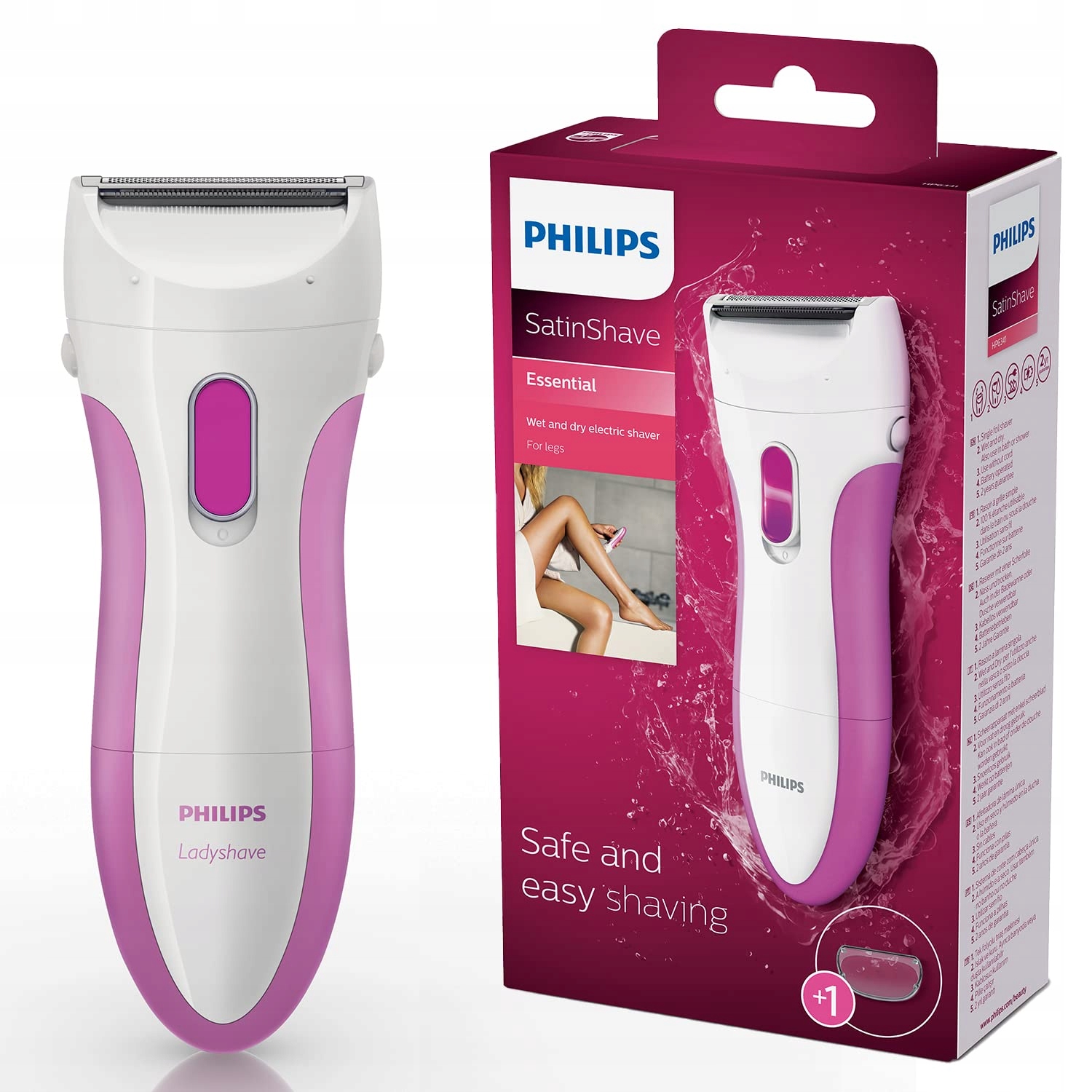 Philips SatinShave Essential HP6341/00 Bezdrátový holicí strojek