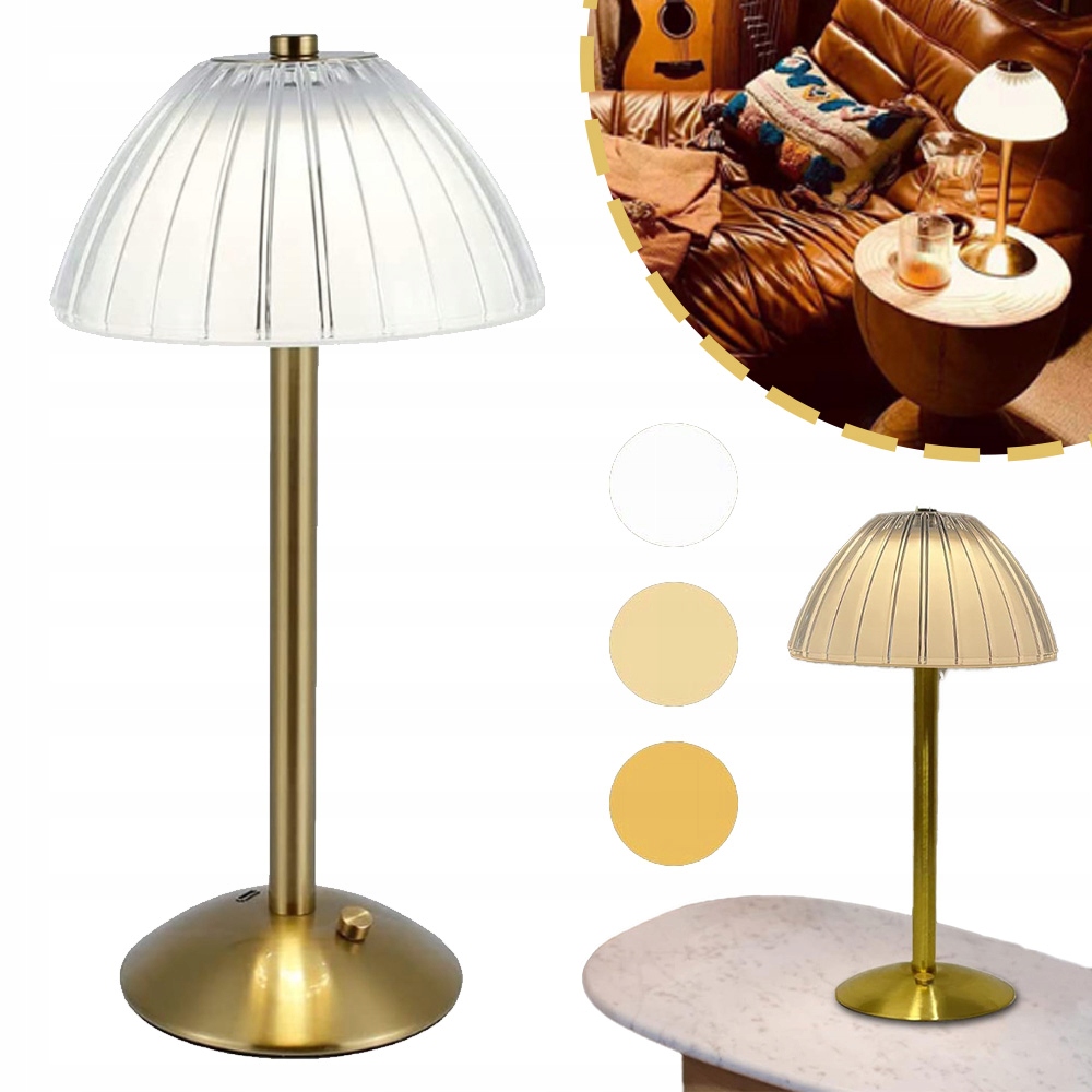 Noční Lampa S 3-STUPŇOVÝM Stmíváním A Možností Nabíjení