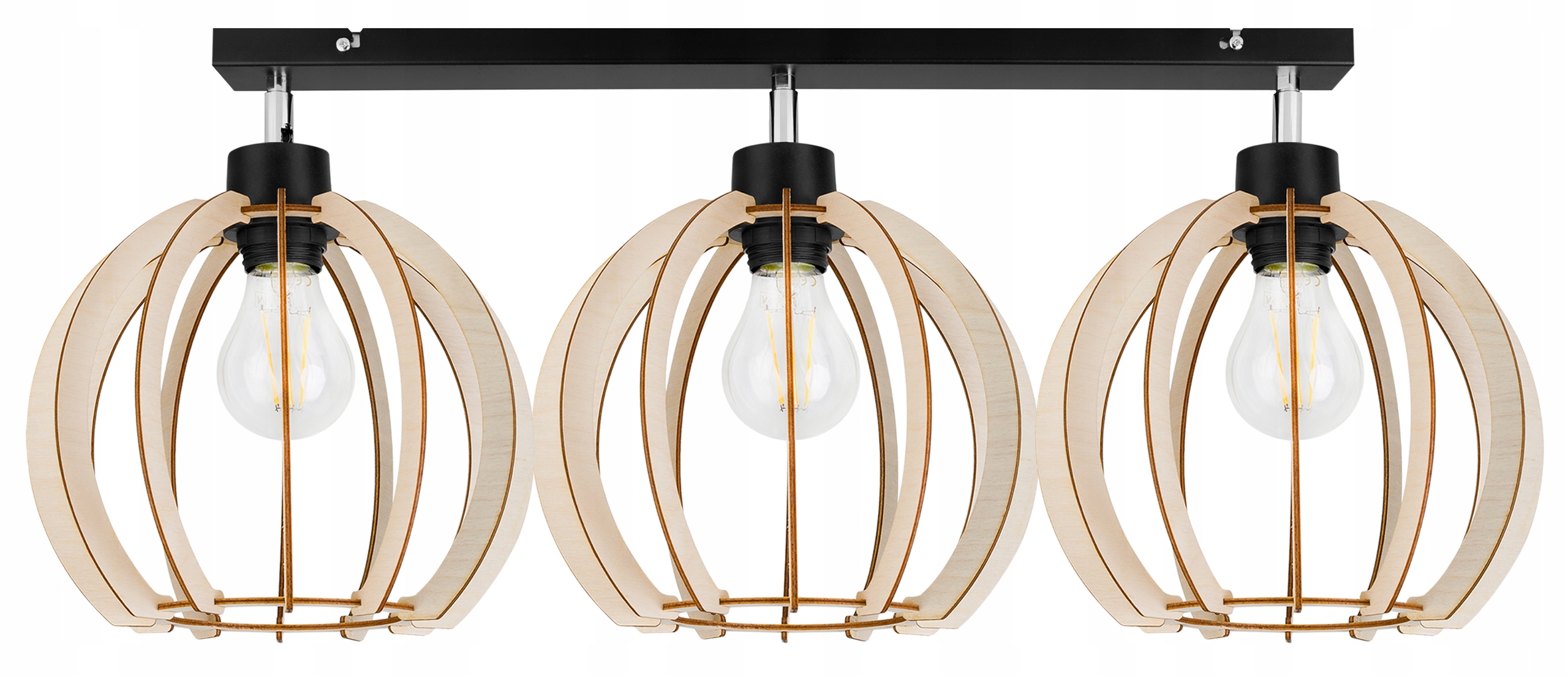Závěsné Stropní Svítidlo Lustr Dřevo Moderní Boho Do Jídelny Kuchyně
