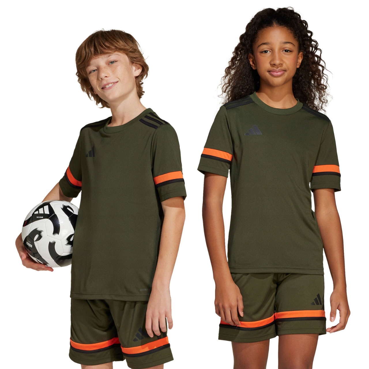 Koszulka dla dzieci adidas Squadra 25 khaki JN7853 R. 140cm