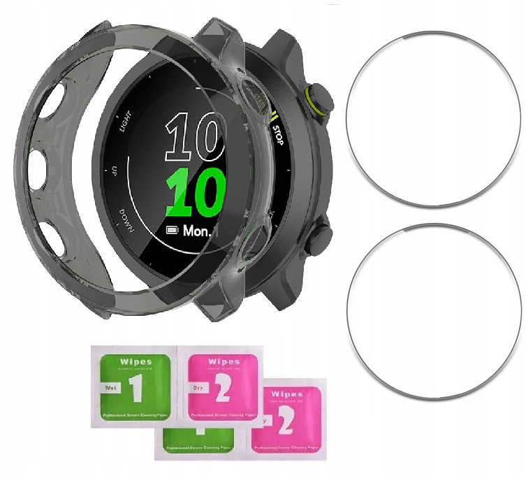 ZESTAW |ETUI + 2x SZKŁO 9H do Garmin Forerunner 55/158